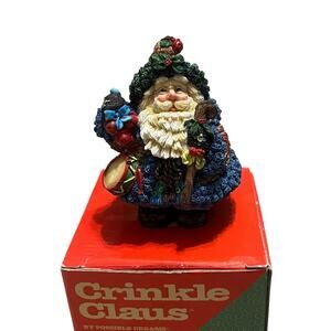 Vintage Crinkle Claus German Santa Figure